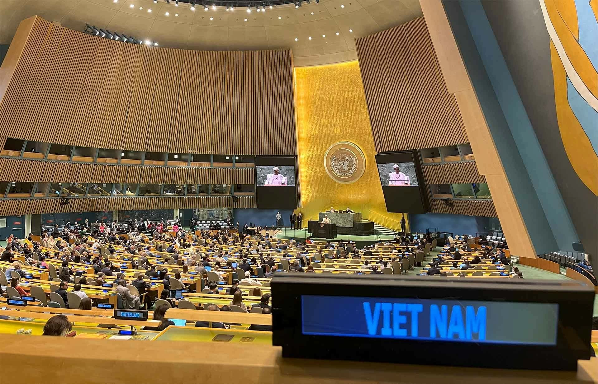 Đại hội đồng LHQ khóa 78 khép lại với thành công và thách thức đan xen, hướng tới khóa 79 với nhiều kỳ vọng về tương lai Đại hội đồng LHQ khóa 78 khép lại với thành công và thách thức đan xen, hướng tới khóa 79 với nhiều kỳ vọng về tương lai