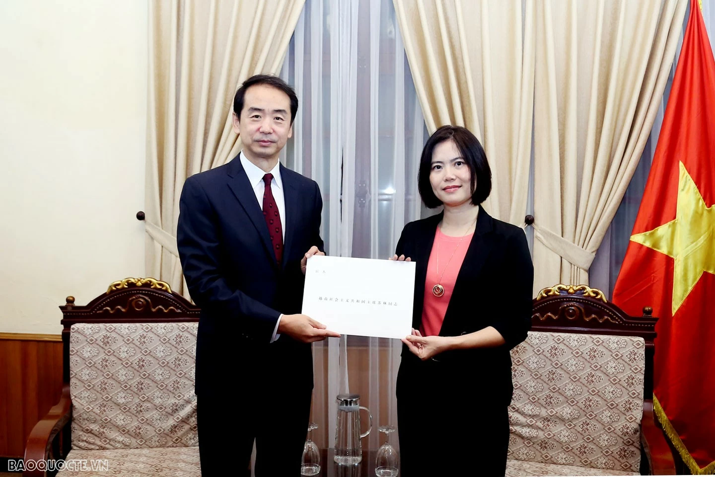 Bộ Ngoại giao tiếp nhận bản sao Thư ủy nhiệm bổ nhiệm Đại sứ Trung Quốc tại Việt Nam Bộ Ngoại giao tiếp nhận bản sao Thư ủy nhiệm bổ nhiệm Đại sứ Trung Quốc tại Việt Nam