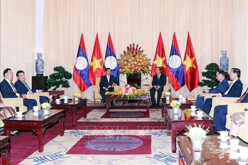 Lãnh đạo TP. Hồ Chí Minh hội kiến Tổng Bí thư, Chủ tịch nước Lào Thongloun Sisoulith Lãnh đạo TP. Hồ Chí Minh hội kiến Tổng Bí thư, Chủ tịch nước Lào Thongloun Sisoulith