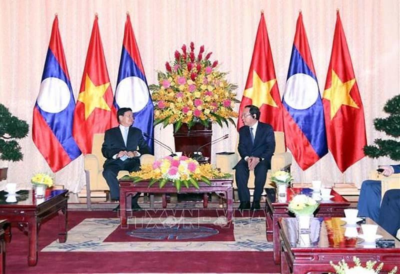 Lãnh đạo TP. Hồ Chí Minh hội kiến Tổng Bí thư, Chủ tịch nước Lào Thongloun Sisoulith Lãnh đạo TP. Hồ Chí Minh hội kiến Tổng Bí thư, Chủ tịch nước Lào Thongloun Sisoulith