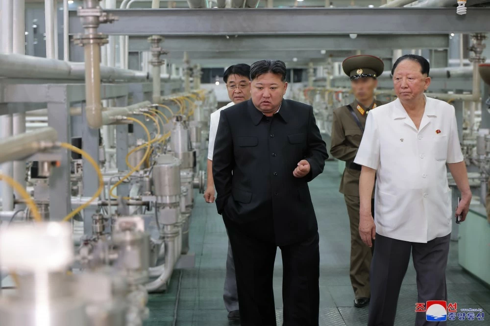 Triều Tiên bất ngờ công khai cơ sở 'nóng', Hàn Quốc thấp thỏm tuyên bố không bao giờ chấp nhận điều này. KCNA Triều Tiên bất ngờ công khai cơ sở 'nóng', Hàn Quốc thấp thỏm tuyên bố không bao giờ chấp nhận điều này. KCNA
