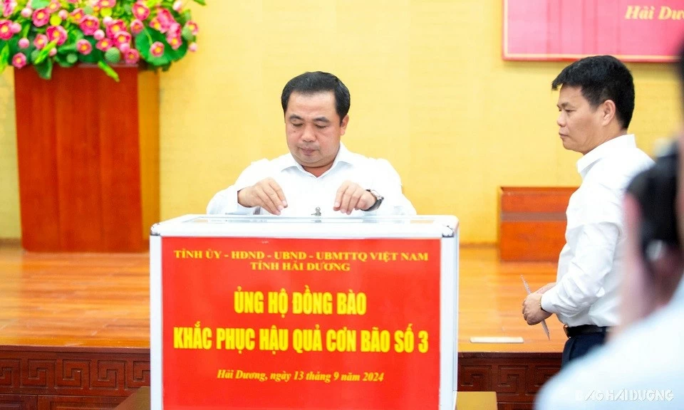 Hải Dương huy động tối đa nguồn lực khắc phục hậu quả bão số 3 và chủ động ứng phó mưa lũ, sạt lở đất Hải Dương huy động tối đa nguồn lực khắc phục hậu quả bão số 3 và chủ động ứng phó mưa lũ, sạt lở đất