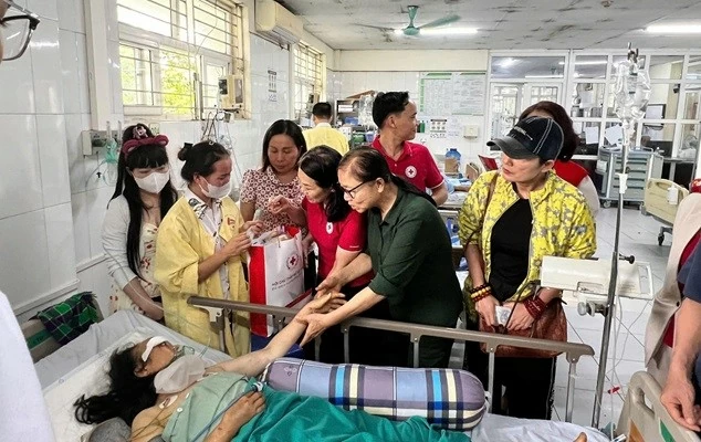 Cứu trợ khẩn cấp đợt 3 cho 7 tỉnh, thành phố Hội Chữ thập đỏ Việt Nam cứu trợ khẩn cấp đợt 3 cho 7 tỉnh, thành phố