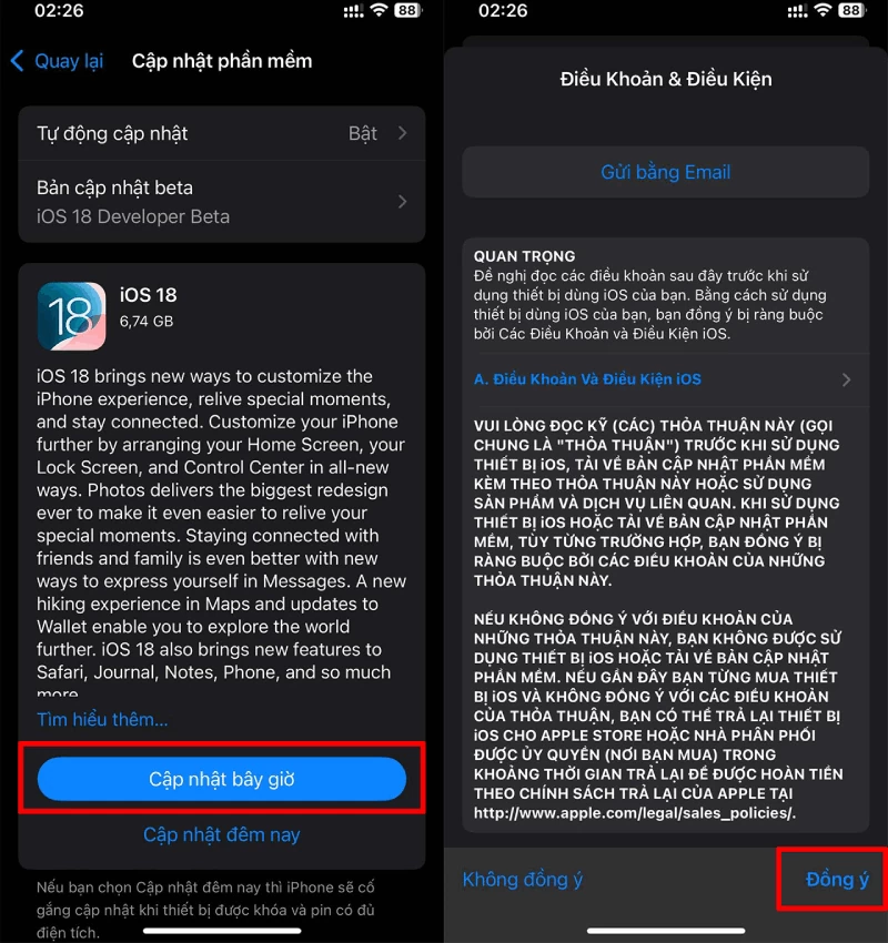 Cập nhật iOS 18 RC với nhiều tính năng mới hấp dẫn Cập nhật iOS 18 RC với nhiều tính năng mới hấp dẫn