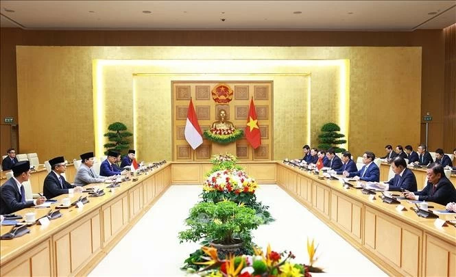 Thủ tướng Chính phủ tiếp Tổng thống đắc cử Indonesia Thủ tướng Chính phủ tiếp Tổng thống đắc cử Indonesia