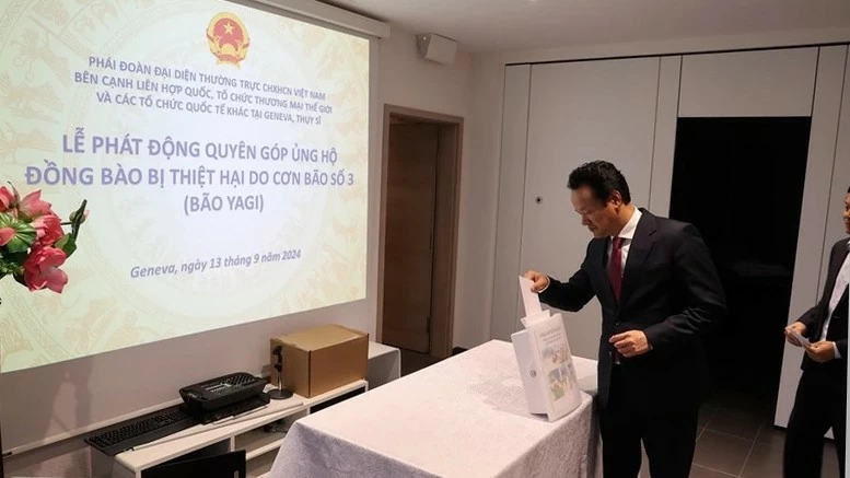 Người Việt tại Thụy Sỹ tiếp tục hướng về quê hương đất nước, ủng hộ đồng bào bị thiệt hại do bão số 3 Người Việt tại Thụy Sỹ tiếp tục hướng về quê hương đất nước, ủng hộ đồng bào bị thiệt hại do bão số 3