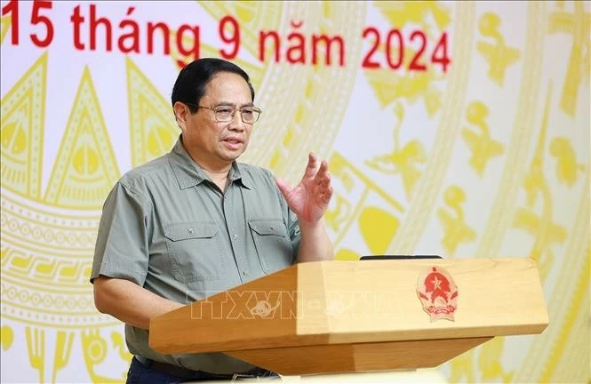 Thủ tướng Phạm Minh Chính chủ trì Hội nghị Thường trực Chính phủ với các địa phương bị ảnh hưởng của cơn bão số 3 về giải pháp khắc phục hậu quả, hỗ trợ người dân, doanh nghiệp, ổn định đời sống, khôi phục sản xuất kinh doanh. Thủ tướng Phạm Minh Chính chủ trì Hội nghị Thường trực Chính phủ với các địa phương bị ảnh hưởng của cơn bão số 3 về giải pháp khắc phục hậu quả, hỗ trợ người dân, doanh nghiệp, ổn định đời sống, khôi phục sản xuất kinh doanh.