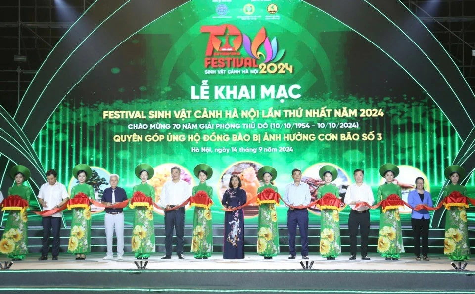 Hà Nội khai mạc Festival Sinh vật cảnh, quyên góp ủng hộ đồng bào vùng lũ Hà Nội khai mạc Festival Sinh vật cảnh, quyên góp ủng hộ đồng bào vùng lũ