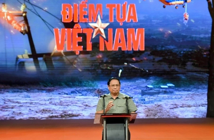 Thủ tướng nêu 6 'điểm tựa' giúp Việt Nam Thủ tướng nêu 6 'điểm tựa' giúp Việt Nam kiên cường khắc phục hậu quả bão số 3