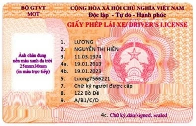 Đề xuất mẫu giấy phép lái xe mới từ ngày 1/1/2025 Đề xuất mẫu giấy phép lái xe mới từ ngày 1/1/2025