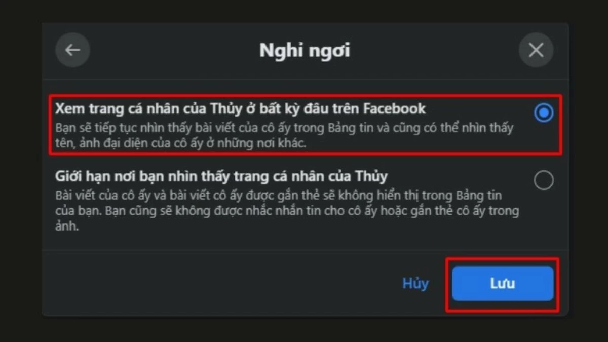 Giảm tương tác Facebook với bạn bè mà không cần block đơn giản Giảm tương tác Facebook với bạn bè mà không cần block đơn giản