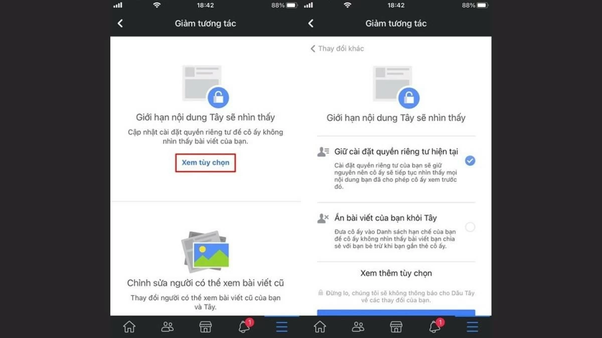 Giảm tương tác Facebook với bạn bè mà không cần block đơn giản Giảm tương tác Facebook với bạn bè mà không cần block đơn giản