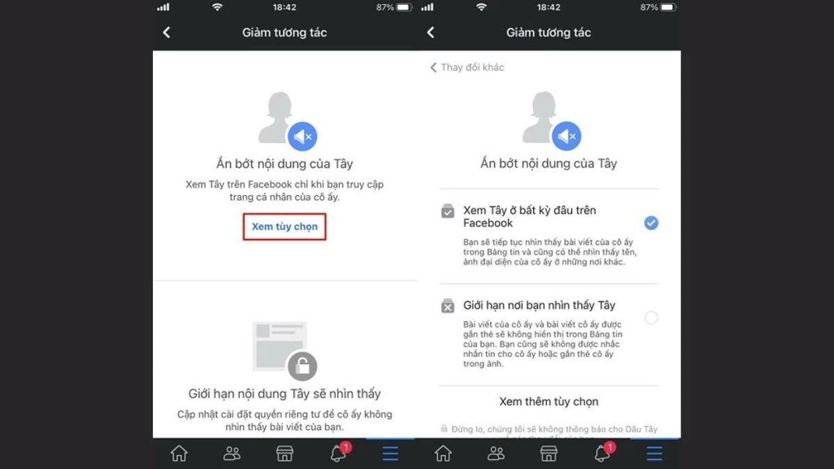Giảm tương tác Facebook với bạn bè mà không cần block đơn giản Giảm tương tác Facebook với bạn bè mà không cần block đơn giản