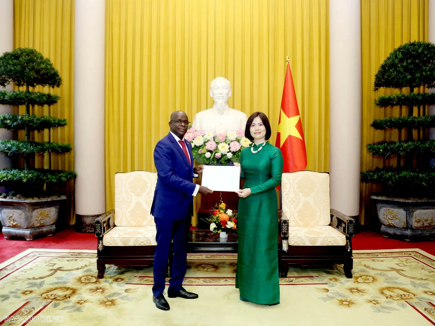 Bộ Ngoại giao tiếp nhận bản sao Thư ủy nhiệm bổ nhiệm Đại sứ tại Việt Nam Bộ Ngoại giao tiếp nhận bản sao Thư ủy nhiệm bổ nhiệm Đại sứ tại Việt Nam