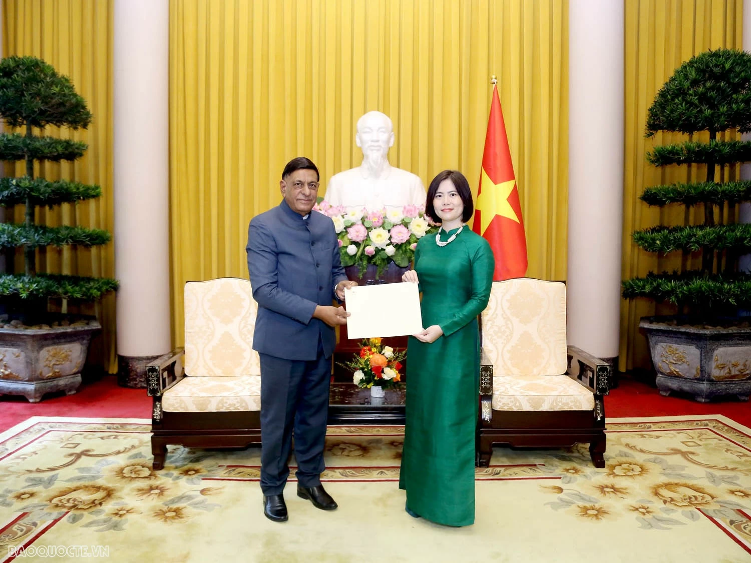 Bộ Ngoại giao tiếp nhận bản sao Thư ủy nhiệm bổ nhiệm Đại sứ tại Việt Nam Bộ Ngoại giao tiếp nhận bản sao Thư ủy nhiệm bổ nhiệm Đại sứ tại Việt Nam