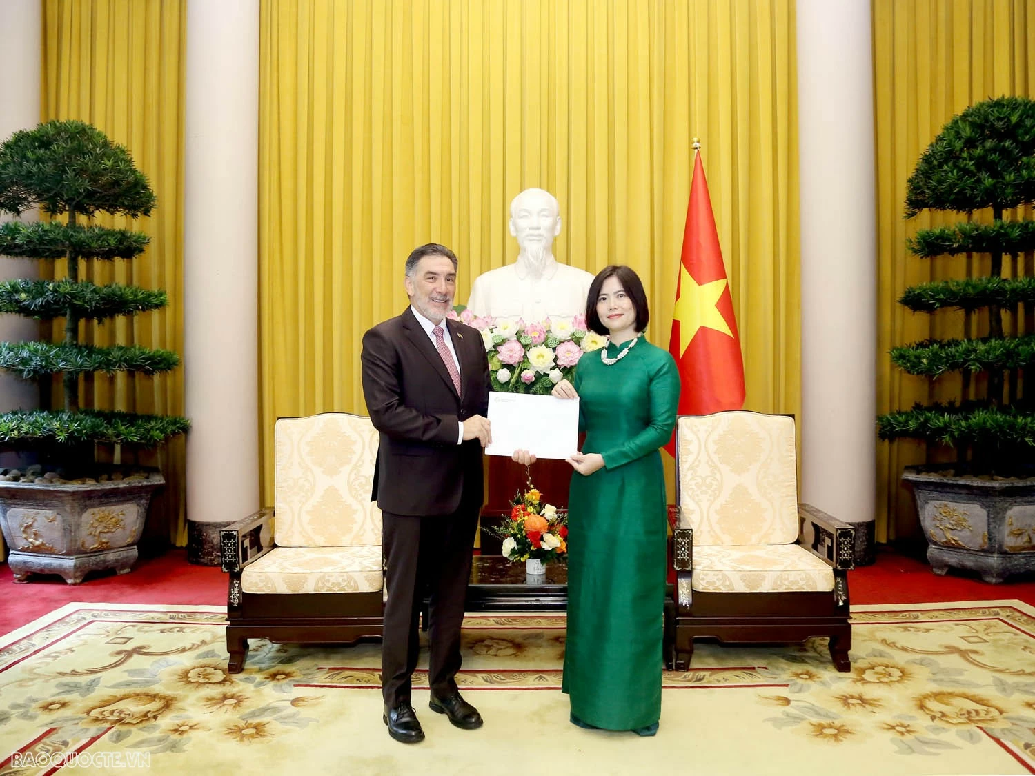 Bộ Ngoại giao tiếp nhận bản sao Thư ủy nhiệm bổ nhiệm Đại sứ tại Việt Nam Bộ Ngoại giao tiếp nhận bản sao Thư ủy nhiệm bổ nhiệm Đại sứ tại Việt Nam