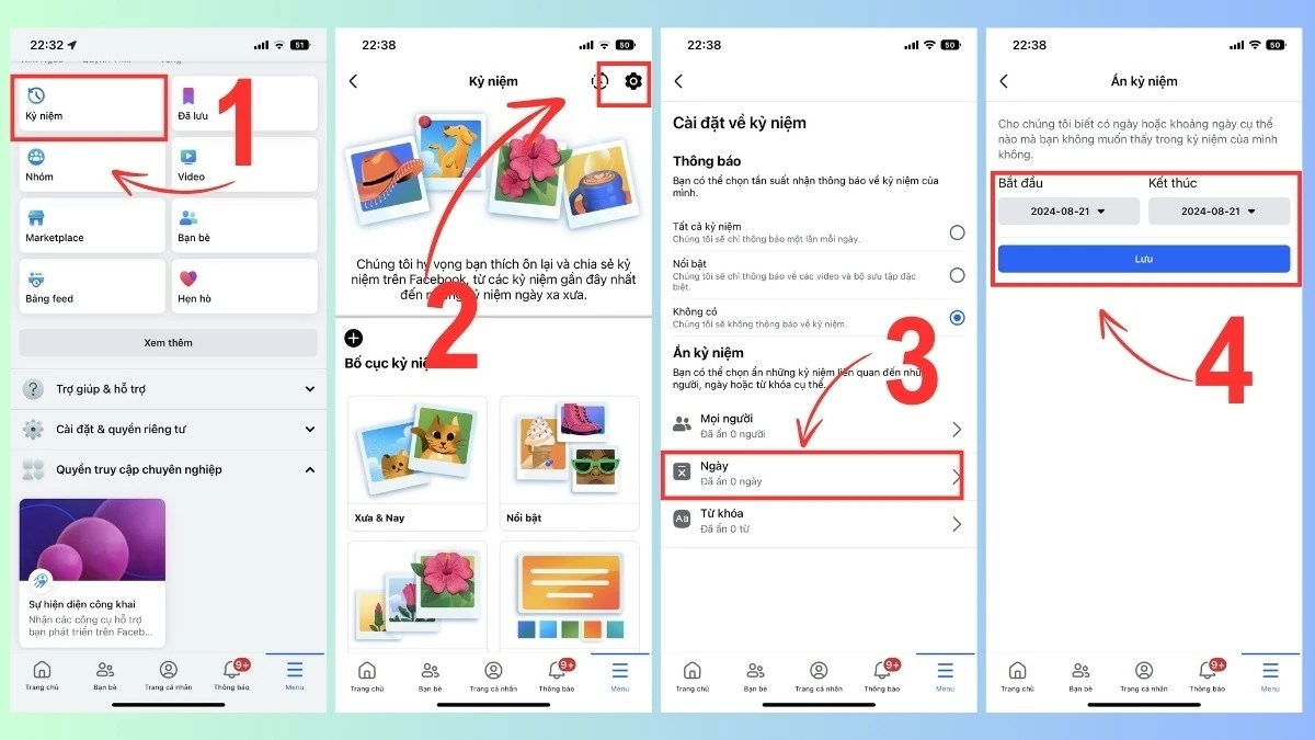 Xem lại kỷ niệm trên Facebook theo ngày dễ dàng và nhanh chóng Xem lại kỷ niệm trên Facebook theo ngày dễ dàng và nhanh chóng