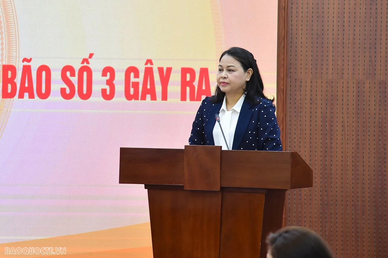 Đại diện Đại sứ quán các nước, tổ chức quốc tế ủng hộ người dân khắc phục hậu quả do cơn bão số 3 gây ra