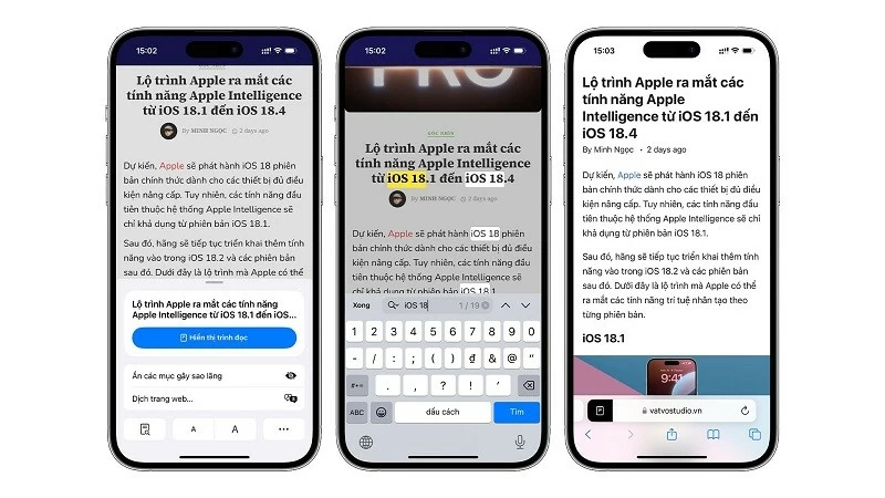 22 tính năng nổi bật trên hệ điều hành iOS 18 vừa ra mắt 22 tính năng nổi bật trên hệ điều hành iOS 18 vừa ra mắt