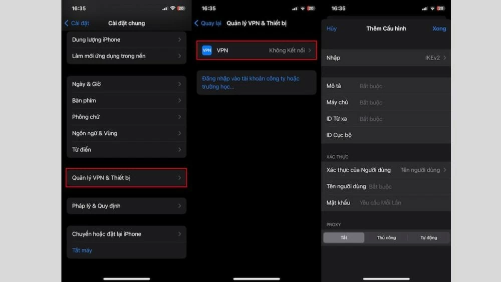 Cách bật, tắt VPN trên iPhone đơn giản và nhanh chóng Cách bật, tắt VPN trên iPhone đơn giản và nhanh chóng
