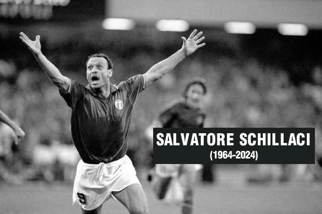 Vua phá lưới World Cup 1990 Salvatore Schillaci qua đời vì ung thư Vua phá lưới World Cup 1990 Salvatore Schillaci qua đời vì ung thư
