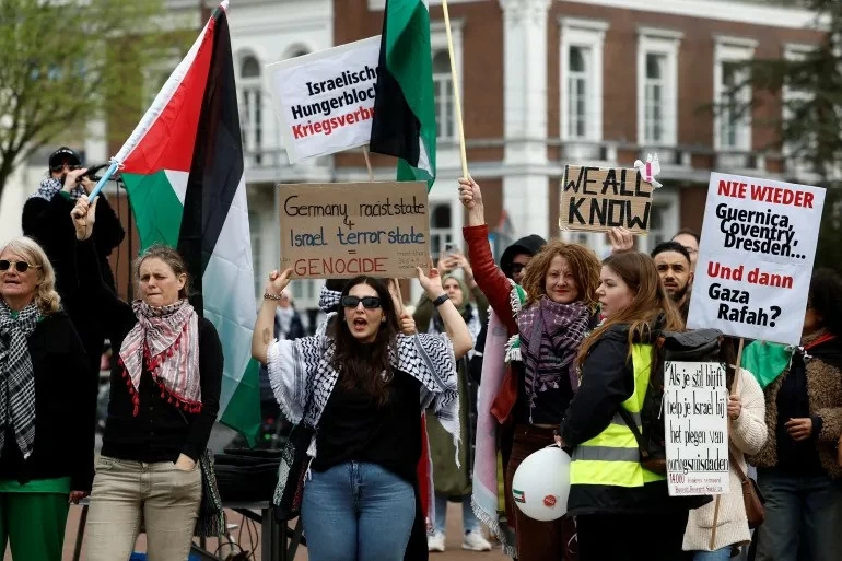 Đức đã chịu áp lực chính trị và pháp lý về việc xuất khẩu vũ khí sang Israel. (Nguồn: Reuters) Đức đã chịu áp lực chính trị và pháp lý về việc xuất khẩu vũ khí sang Israel. (Nguồn: Reuters)