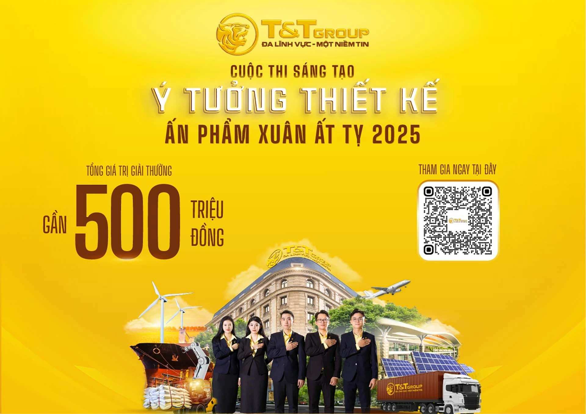 T&T Group phát động cuộc thi “Sáng tạo Ý tưởng thiết kế Ấn phẩm Xuân Ất Tỵ 2025” T&T Group phát động cuộc thi “Sáng tạo Ý tưởng thiết kế Ấn phẩm Xuân Ất Tỵ 2025”