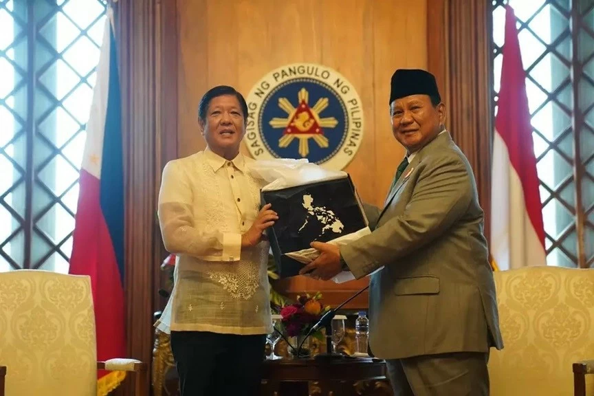 Tổng thống đắc cử Indonesia Prabowo thăm Philippines Tổng thống đắc cử Indonesia Prabowo thăm Philippines
