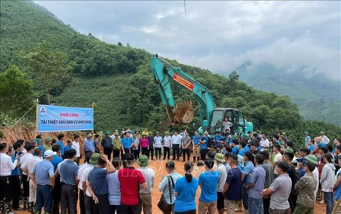 Lào Cai khởi công xây dựng khu tái định cư thôn Kho Vàng Lào Cai khởi công xây dựng khu tái định cư thôn Kho Vàng