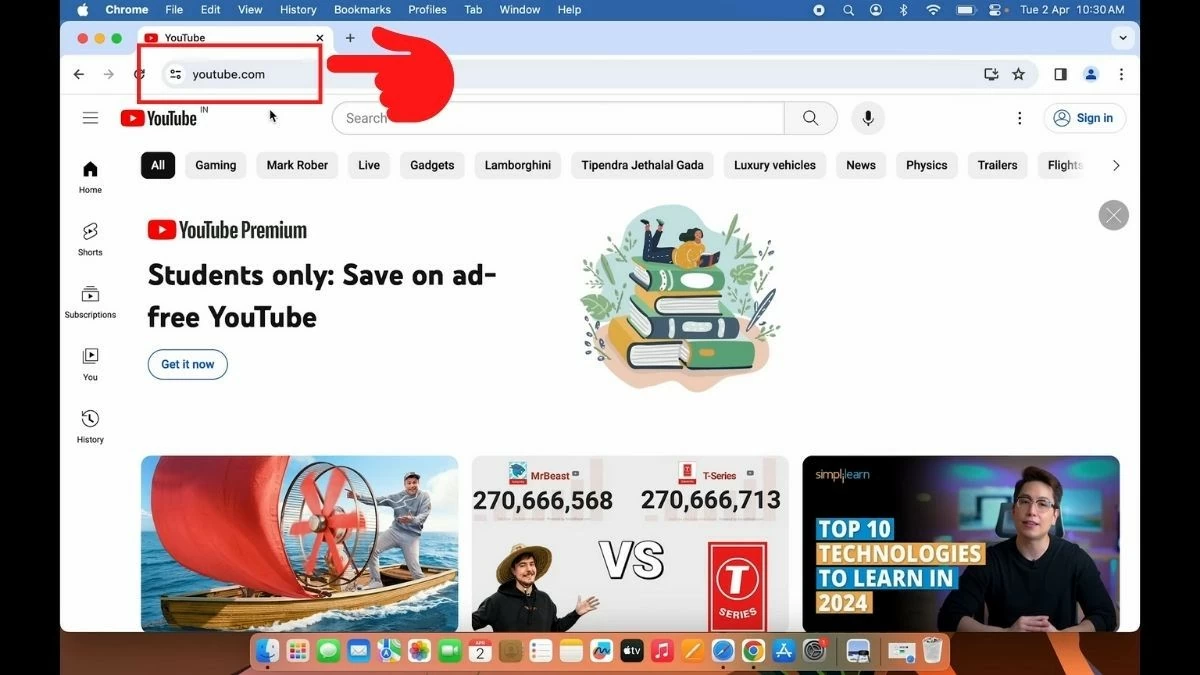 Hướng dẫn tải YouTube App cho MacBook cực dễ dàng và nhanh chóng Hướng dẫn tải YouTube App cho MacBook cực dễ dàng và nhanh chóng