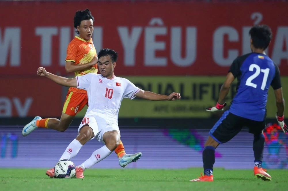 U20 Việt Nam thắng dễ trận mở màn vòng loại U20 châu Á 2025 U20 Việt Nam thắng dễ trận mở màn vòng loại U20 châu Á 2025