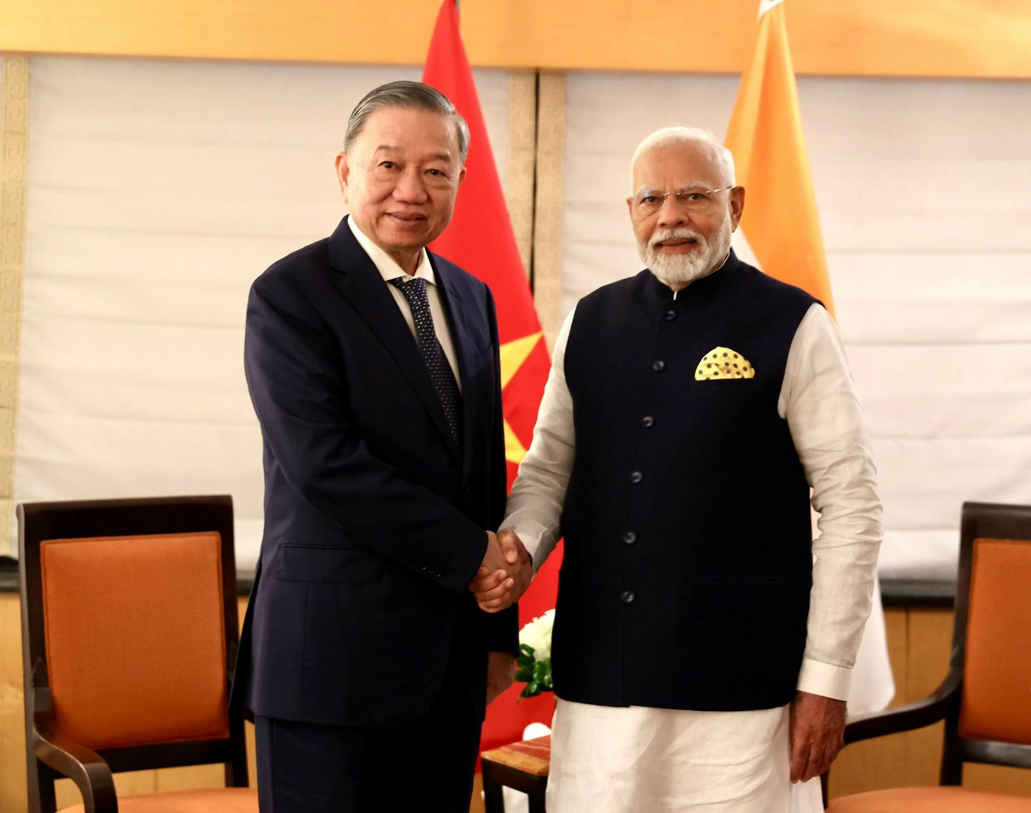 Tổng Bí thư, Chủ tịch nước Tô Lâm tiếp Thủ tướng Ấn Độ Narendra Modi Tổng Bí thư, Chủ tịch nước Tô Lâm tiếp Thủ tướng Ấn Độ Narendra Modi