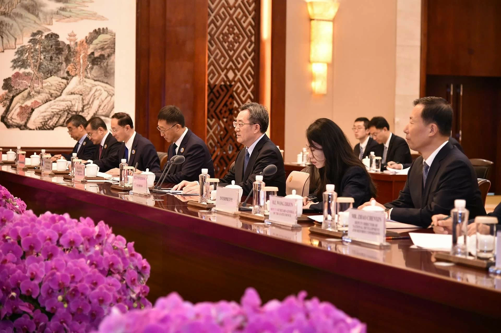 Phó Thủ tướng Hồ Đức Phớc hội đàm với Phó Thủ tướng Trung Quốc Đinh Tiết Tường