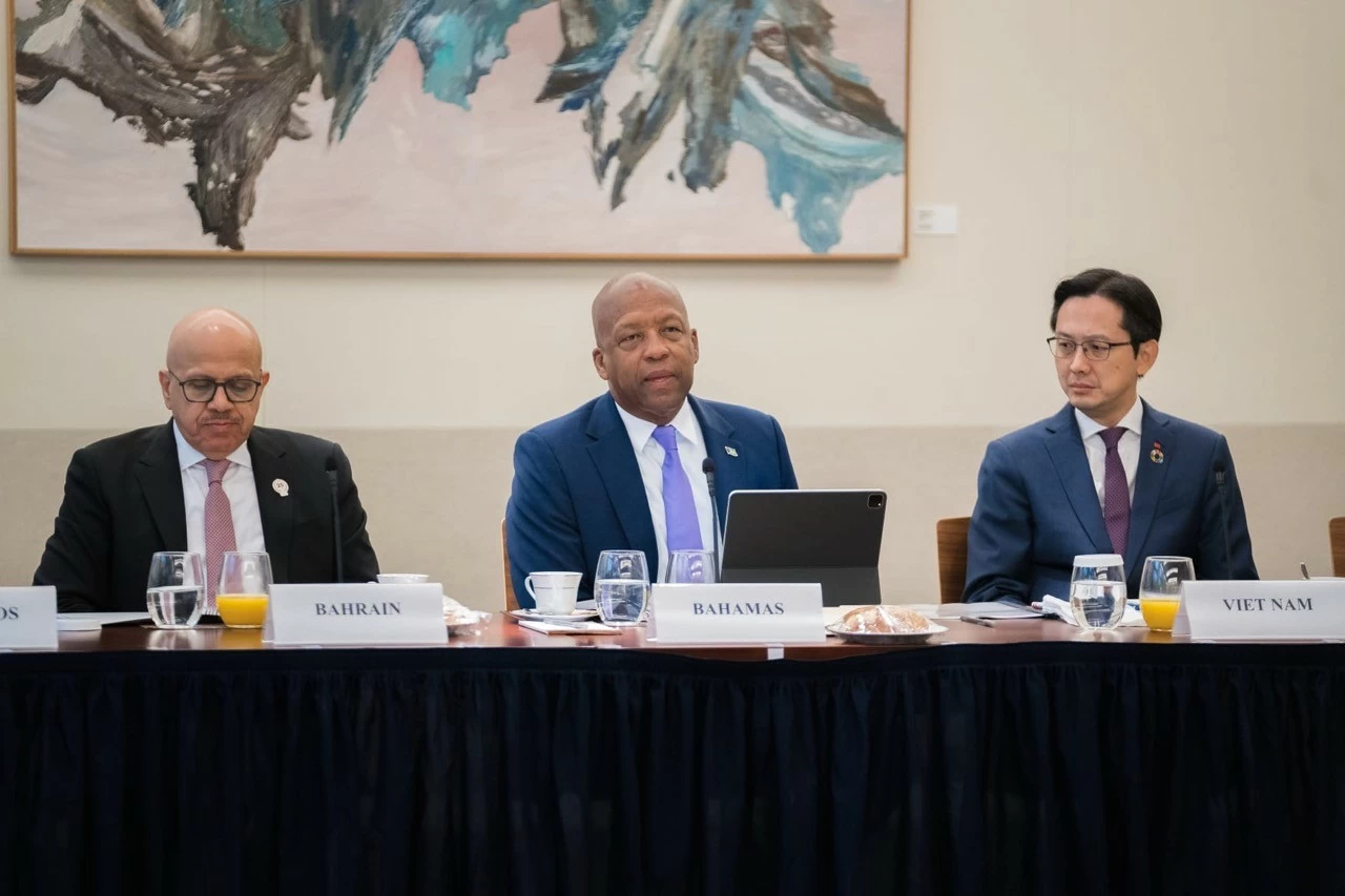 Thứ trưởng Ngoại giao Đỗ Hùng Việt tham dự Hội nghị Bộ trưởng Nhóm 3G Thứ trưởng Ngoại giao Đỗ Hùng Việt tham dự Hội nghị Bộ trưởng Nhóm 3G