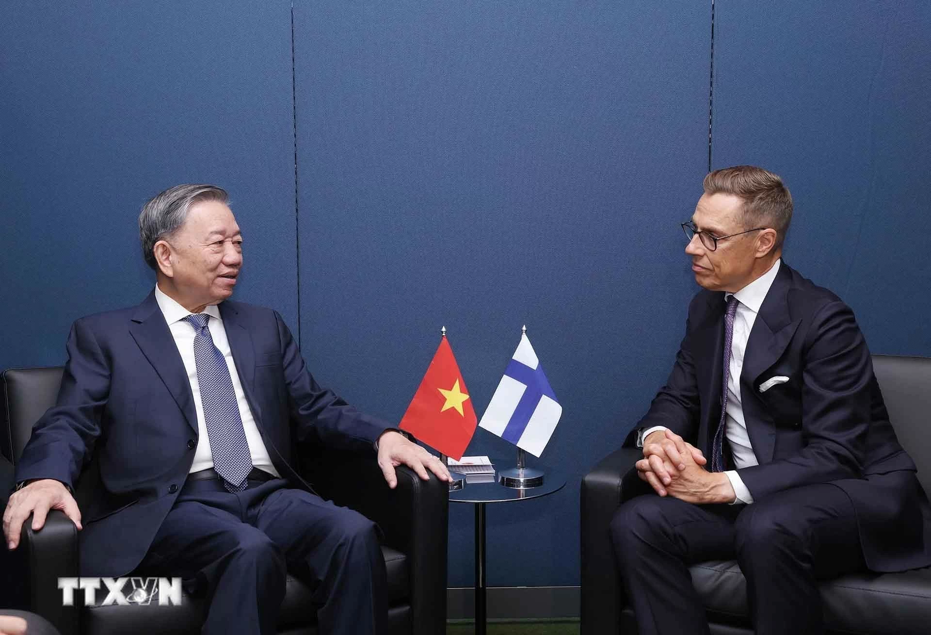 Tổng Bí thư, Chủ tịch nước Tô Lâm gặp Tổng thống Phần Lan Alexander Stubb Tổng Bí thư, Chủ tịch nước Tô Lâm gặp Tổng thống Phần Lan Alexander Stubb