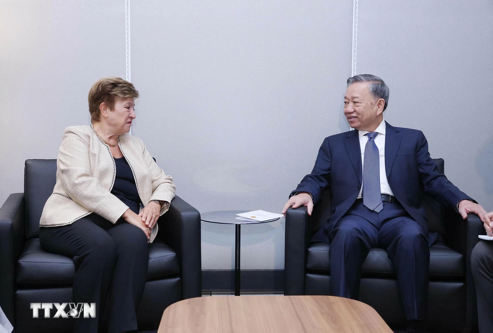 Tổng Bí thư, Chủ tịch nước Tô Lâm tiếp Tổng Giám đốc Quỹ Tiền tệ quốc tế Tổng giám đốc IMF: Việt Nam và ASEAN là điểm sáng của tăng trưởng trong nền kinh tế toàn cầu