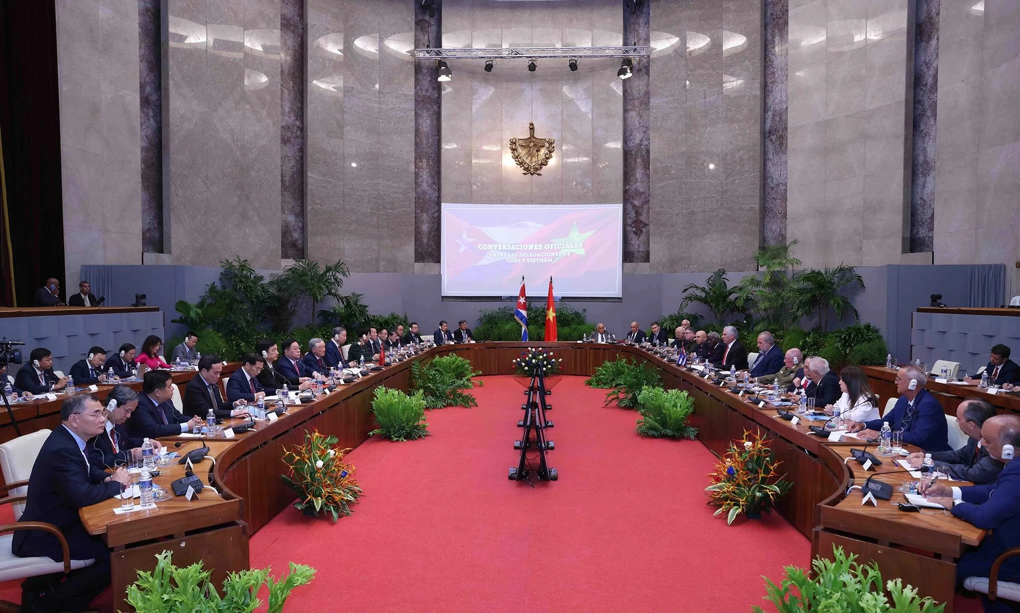 Tổng Bí thư, Chủ tịch nước Tô Lâm hội đàm với Bí thư thứ nhất, Chủ tịch nước Cuba Tổng Bí thư, Chủ tịch nước Tô Lâm hội đàm với Bí thư thứ nhất, Chủ tịch nước Cuba