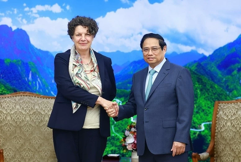 Thủ tướng Chính phủ Phạm Minh Chính tiếp Đại sứ Đức Helga Margarete Thủ tướng Chính phủ Phạm Minh Chính tiếp Đại sứ Đức Helga Margarete