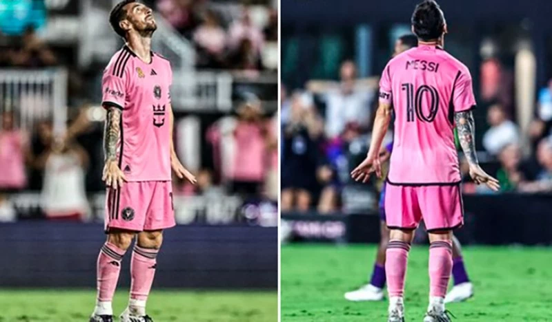 Màn ăn mừng mới của Messi. Màn ăn mừng mới của Messi.