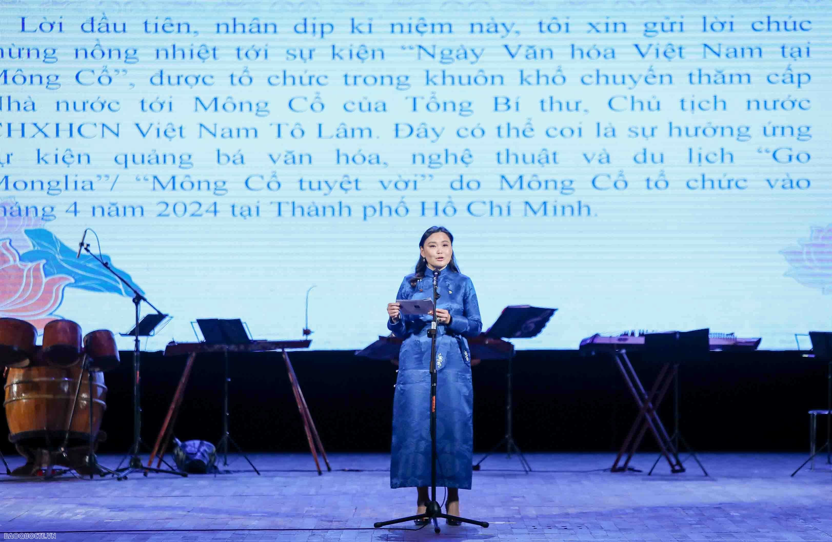 Tổng Bí thư, Chủ tịch nước Tô Lâm và Tổng thống Ukhnaagiin Khurelsukh dự Lễ khai mạc Ngày Văn hóa Việt Nam tại Mông Cổ năm 2024 Tổng Bí thư, Chủ tịch nước Tô Lâm và Tổng thống Ukhnaagiin Khurelsukh dự Lễ khai mạc Ngày Văn hóa Việt Nam tại Mông Cổ năm 2024