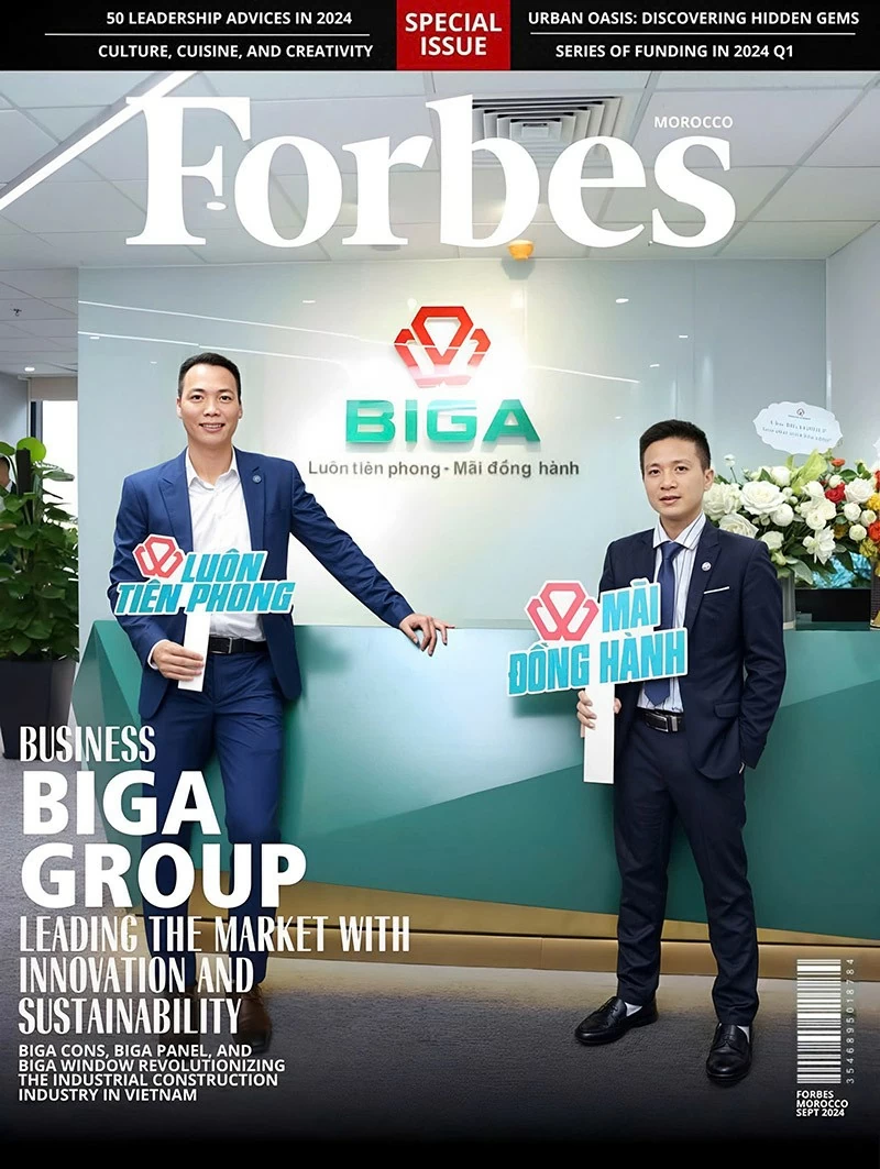 Forbes đưa tin Tập đoàn BIGA dẫn đầu thị trường bằng sự đổi mới và bền vững Forbes đưa tin Tập đoàn BIGA dẫn đầu thị trường bằng sự đổi mới và bền vững