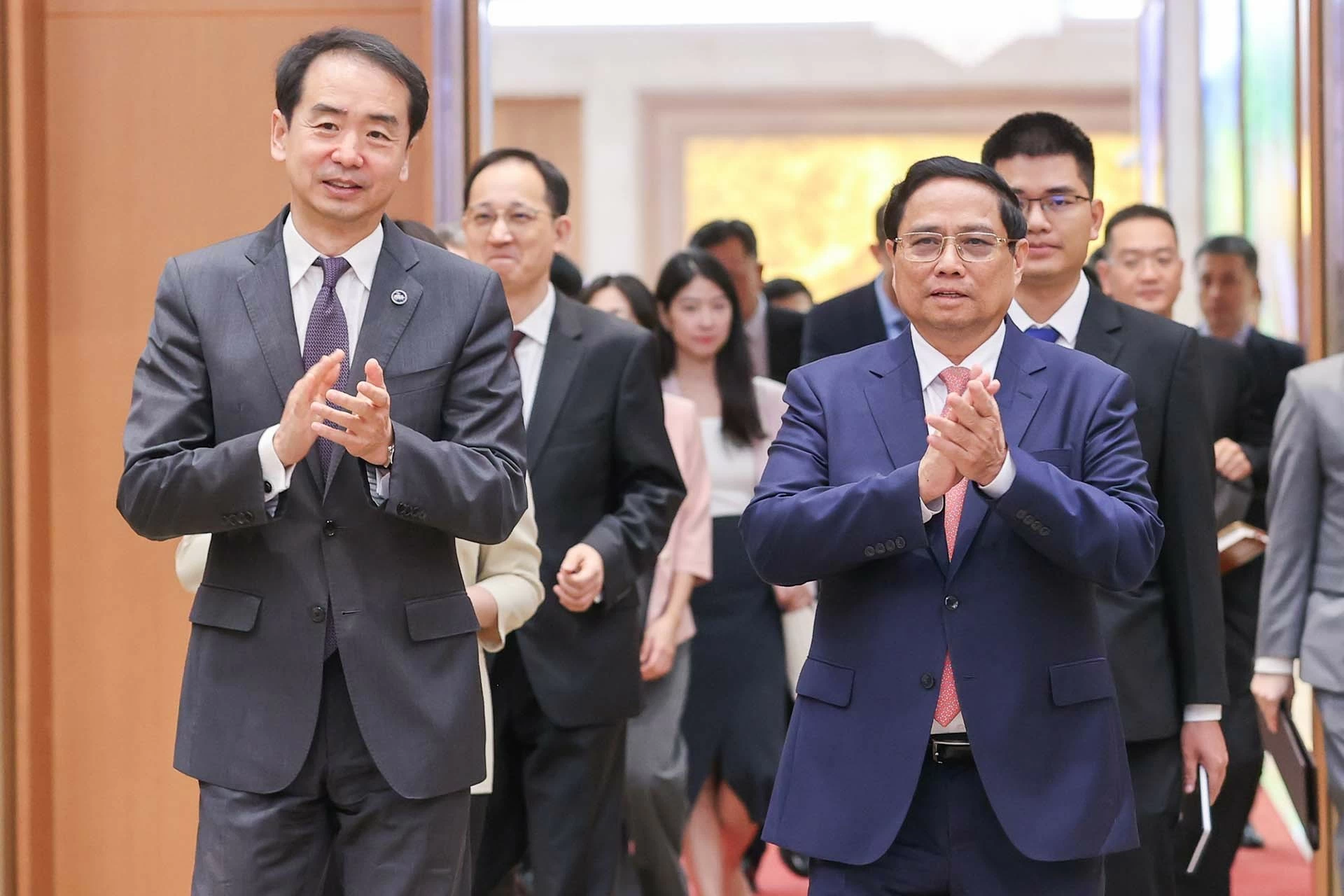 Thủ tướng Phạm Minh Chính tiếp Đại sứ Trung Quốc tại Việt Nam Hà Vĩ Thủ tướng Phạm Minh Chính tiếp Đại sứ Trung Quốc tại Việt Nam Hà Vĩ