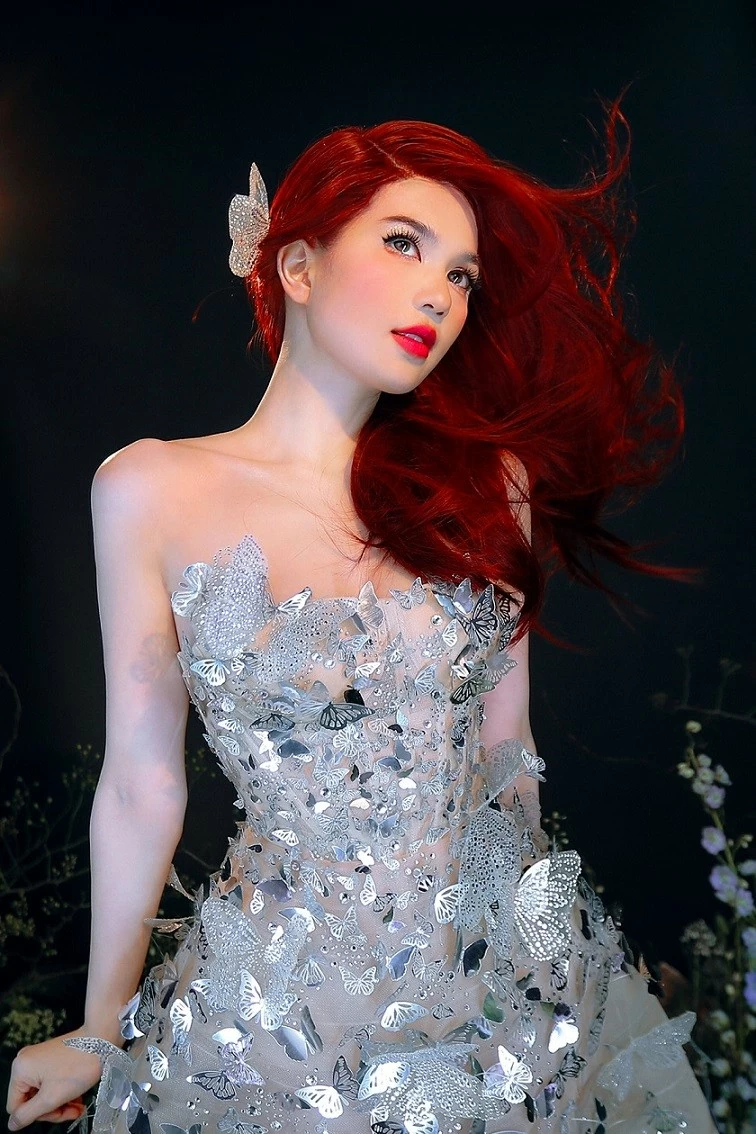 Hình ảnh người mẫu Ngọc Trinh hóa thần tiên Hình ảnh người mẫu Ngọc Trinh hóa thần tiên