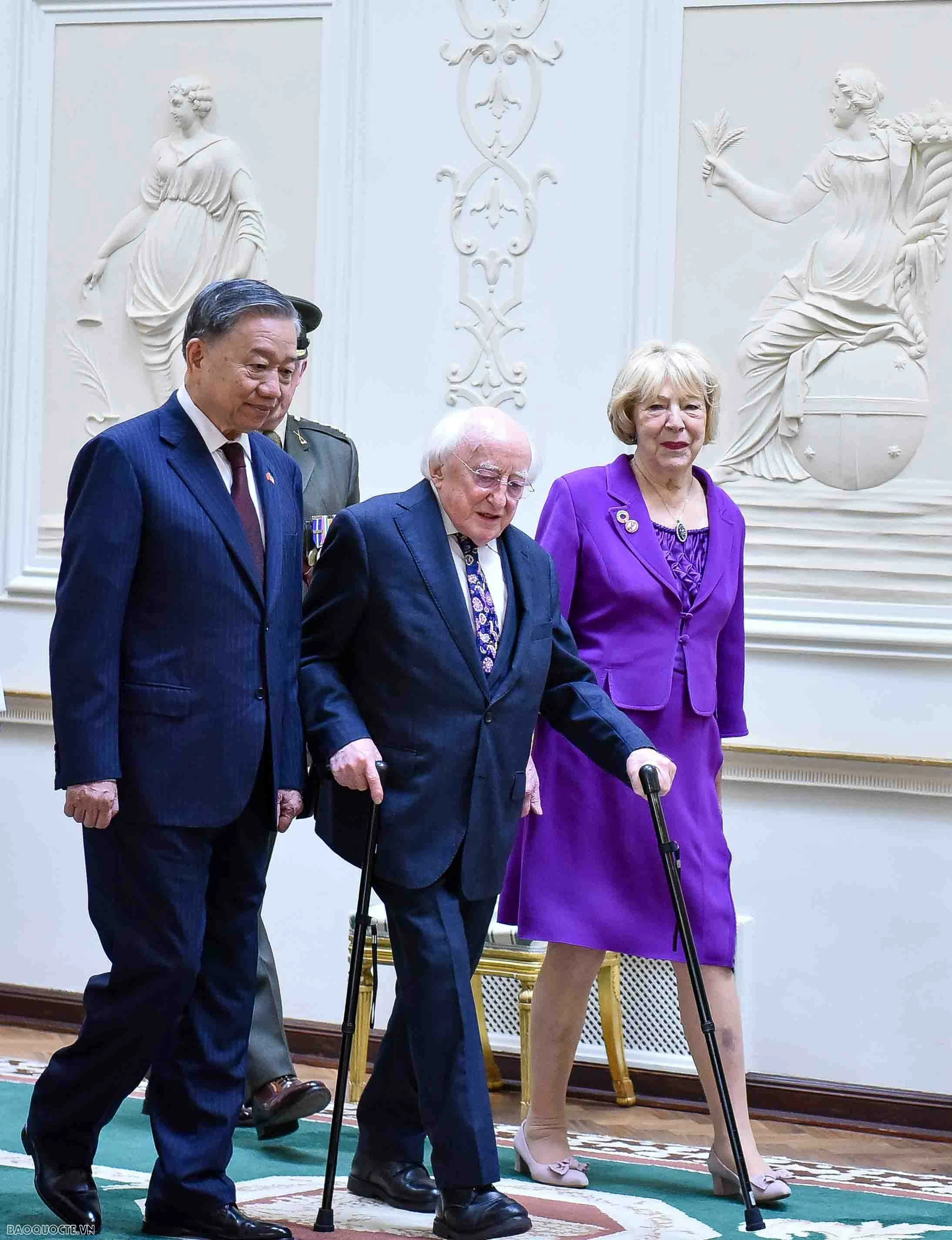 Lễ đón chính thức Tổng Bí thư, Chủ tịch nước Tô Lâm tại thủ đô Dublin, Ireland Lễ đón chính thức Tổng Bí thư, Chủ tịch nước Tô Lâm tại thủ đô Dublin, Ireland