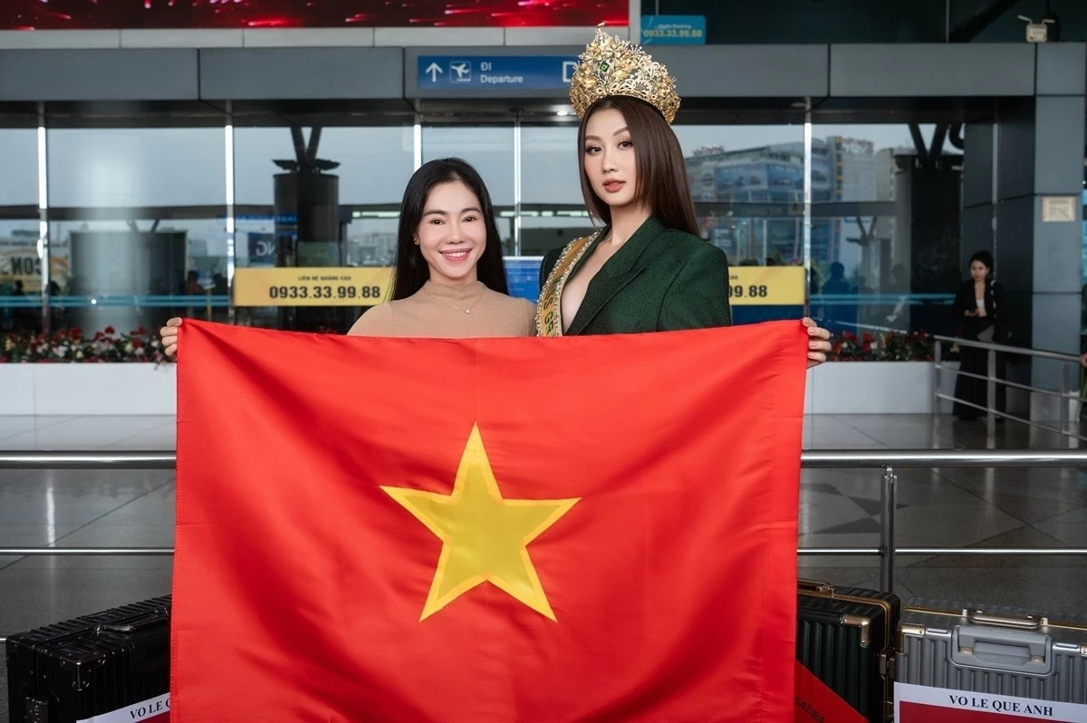 Gia đình và bạn bè tiễn Hoa hậu Quế Anh lên đường dự thi Hoa hậu Hòa bình quốc tế 2024 Gia đình và bạn bè tiễn Hoa hậu Quế Anh lên đường dự thi Hoa hậu Hòa bình quốc tế 2024
