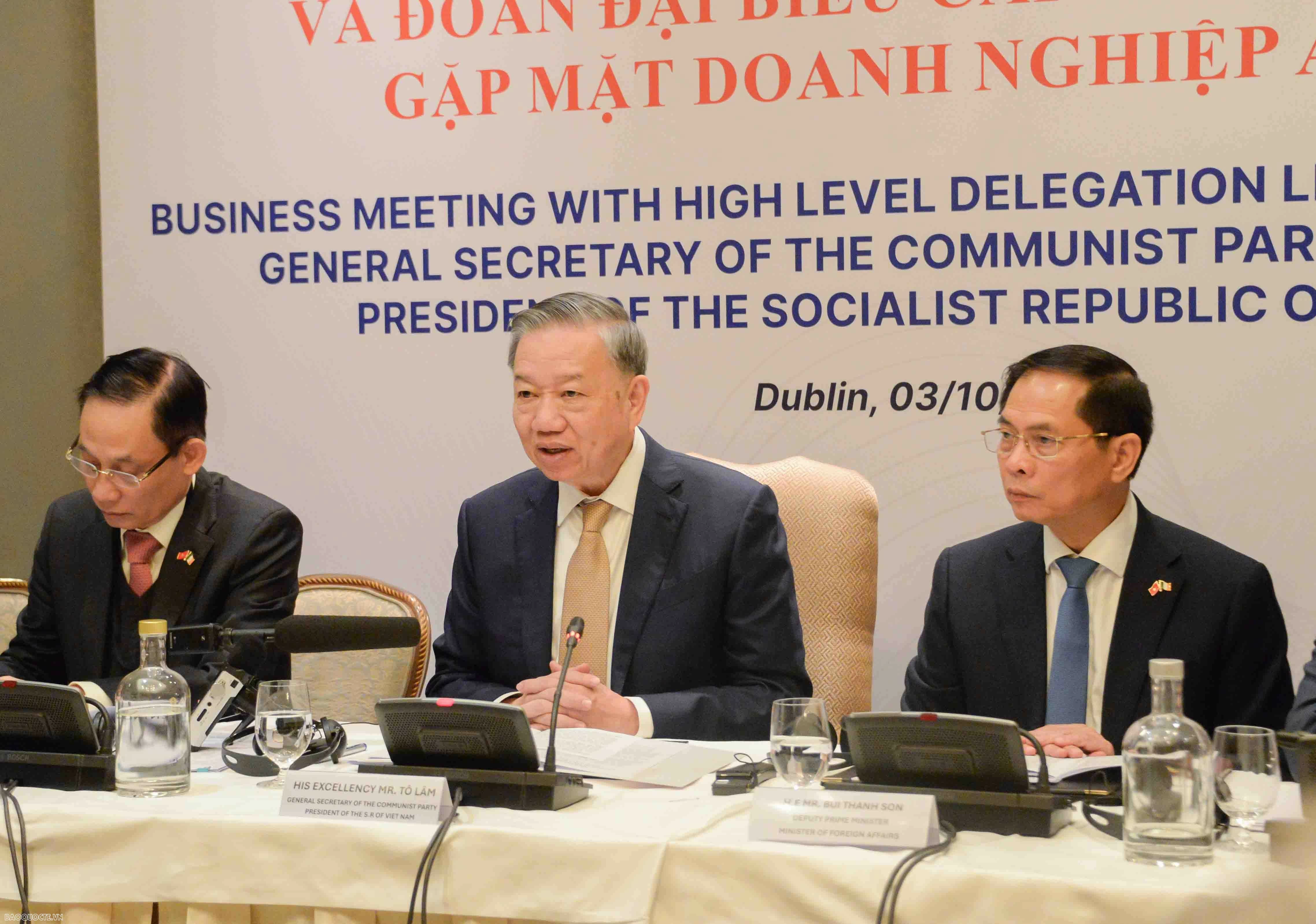 Toạ đàm doanh nghiệp việt nam-ireland Toạ đàm doanh nghiệp việt nam-ireland