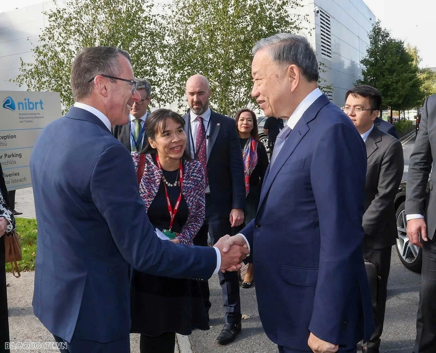 Tổng Bí thư, Chủ tịch nước Tô Lâm thăm Viện Nghiên cứu và Đào tạo sinh học quốc gia Ireland Tổng Bí thư, Chủ tịch nước Tô Lâm thăm Viện Nghiên cứu và Đào tạo sinh học quốc gia Ireland