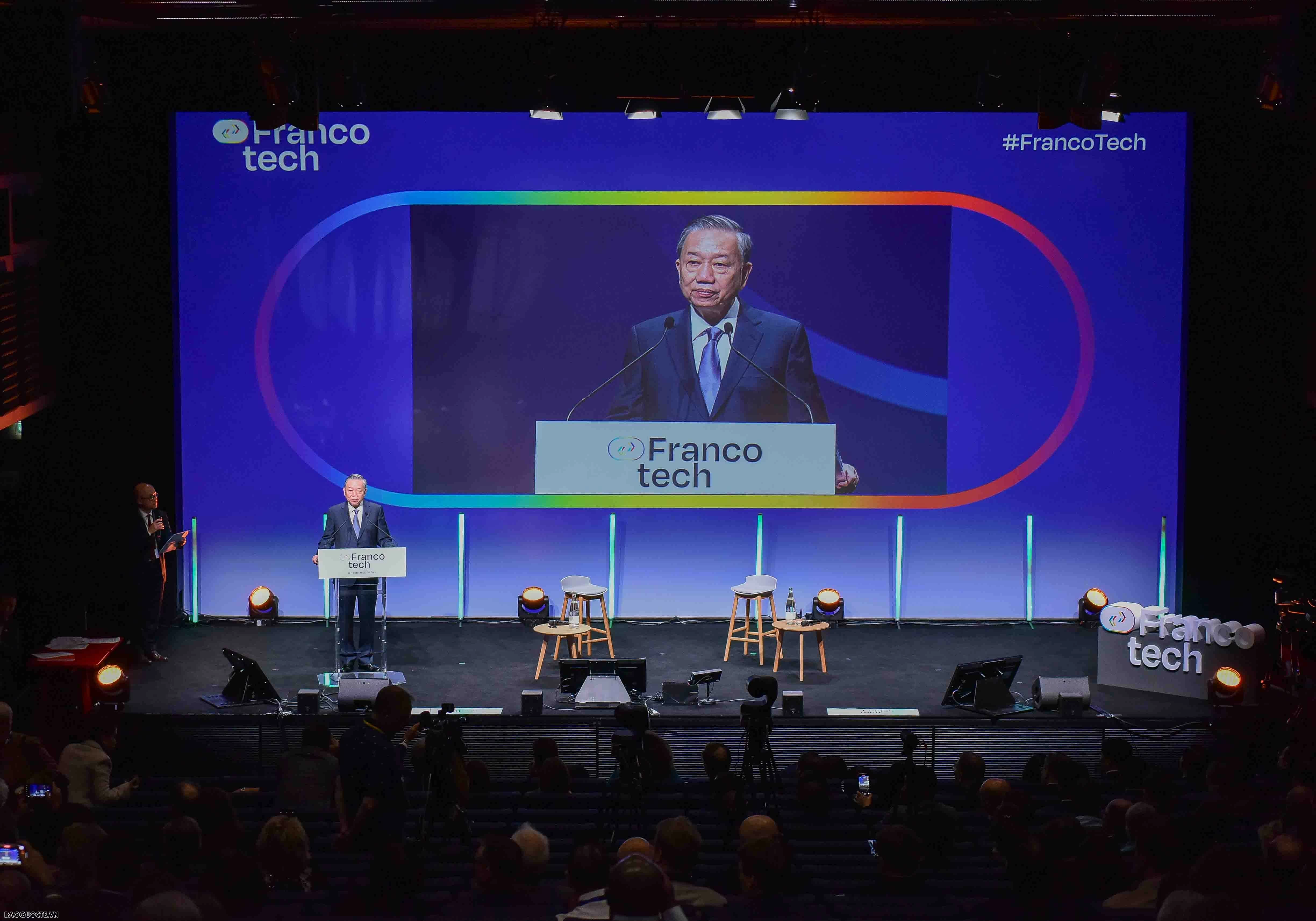 Tổng Bí thư, Chủ tịch nước Tô Lâm: Không gian Pháp ngữ là ảnh đất tiềm năng cho hợp tác kinh tế Phát biểu của Tổng Bí thư, Chủ tịch nước Tô Lâm tại Diễn đàn doanh nghiệp đổi mới, sáng tạo Pháp ngữ