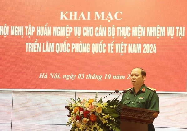 Rộn ràng công tác chuẩn bị cho Triển lãm Quốc phòng quốc tế Việt Nam 2024 Rộn ràng công tác chuẩn bị cho Triển lãm Quốc phòng quốc tế Việt Nam 2024