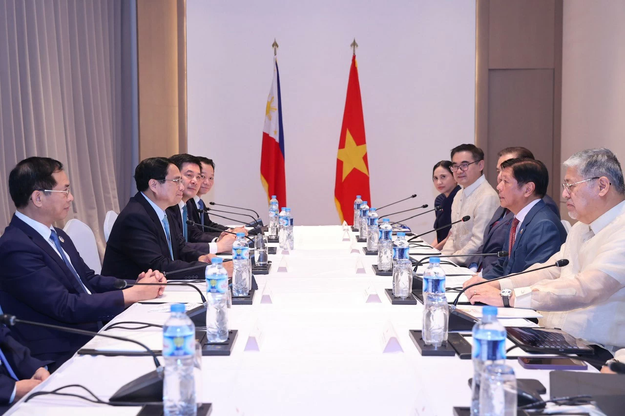Thủ tướng Phạm Minh Chính hội kiến Tổng thống Philippines Ferdinand Romualdez Marcos Thủ tướng Phạm Minh Chính hội kiến Tổng thống Philippines Ferdinand Romualdez Marcos